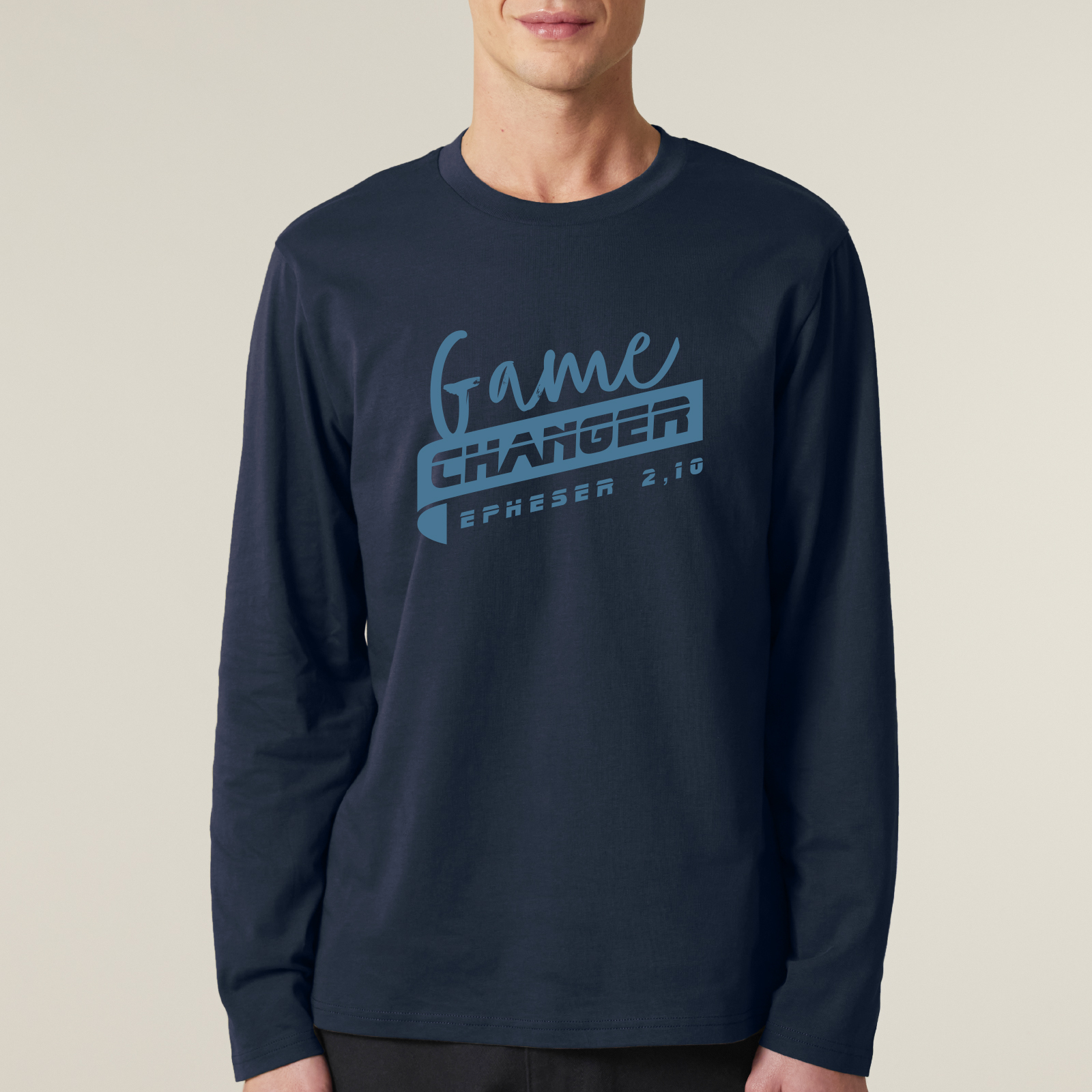 Longsleeve Gamechanger (dunkelblau)-S