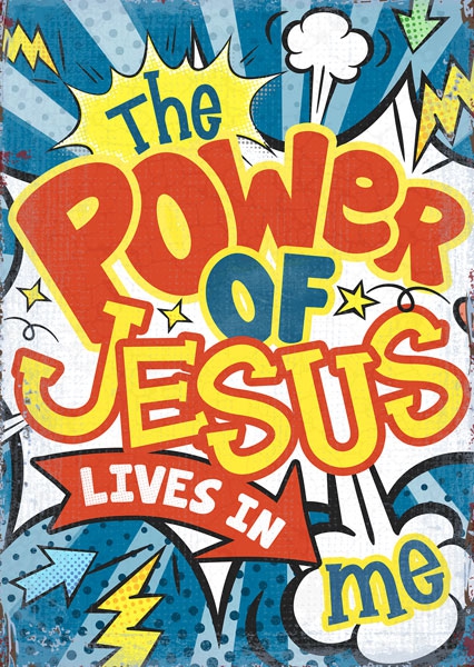 Postkarte - Power of Jesus