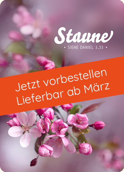 XL-Postkarte Big Blessing – Staune (Blüten)