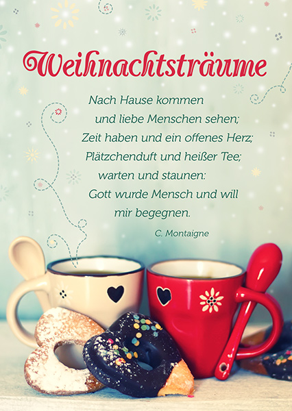 Postkarte - Weihnachtsträume