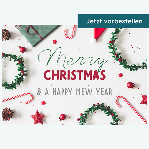 Postkarte - Merry Christmas – Happy new year