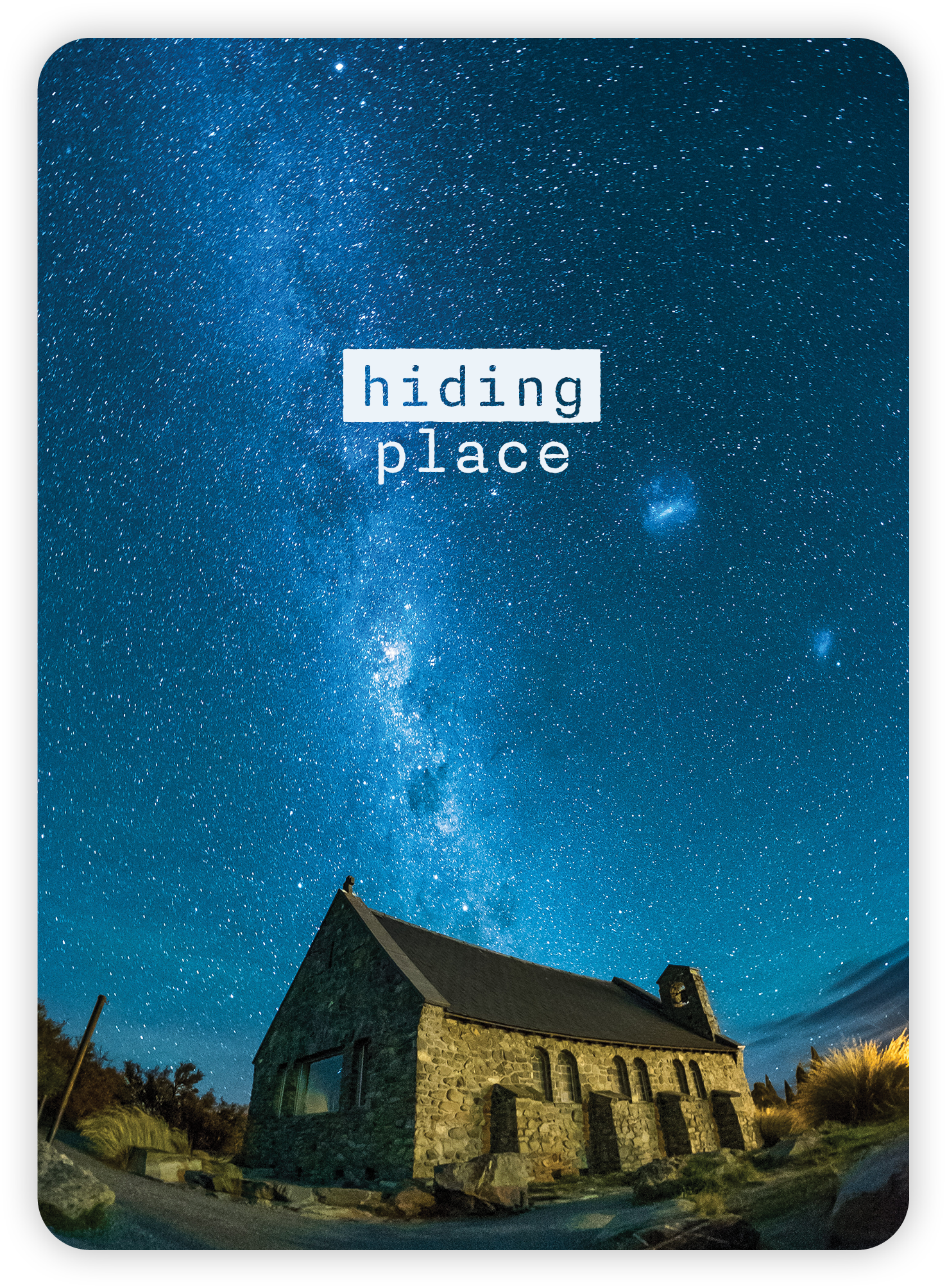 XL-Postkarte Big Blessing – Hiding place