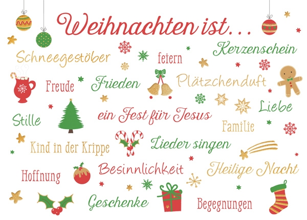 Big Blessing Gold - Weihnachten ist ...