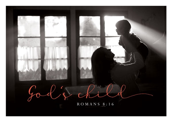 Postkarte Black & White - God’s child