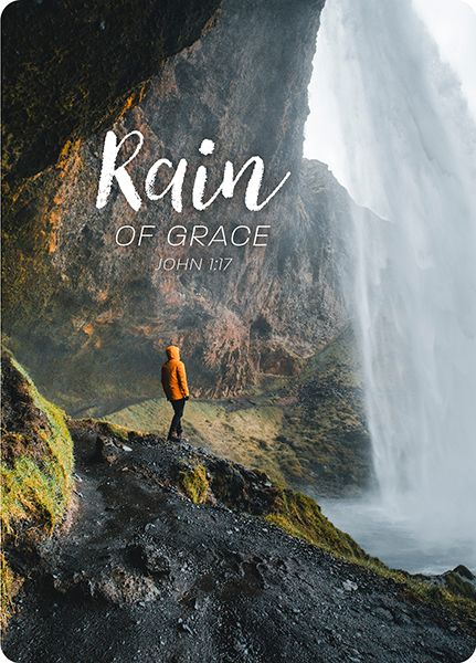 XL-Postkarte Big Blessing – Rain of Grace