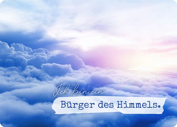 XL-Postkarte Big Blessing – Bürger des Himmels