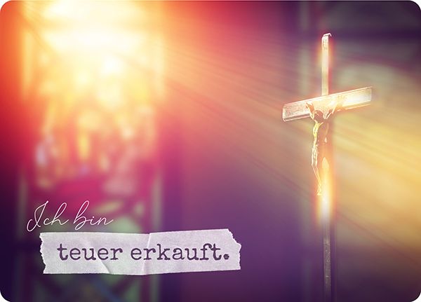 XL-Postkarte Big Blessing – Teuer erkauft