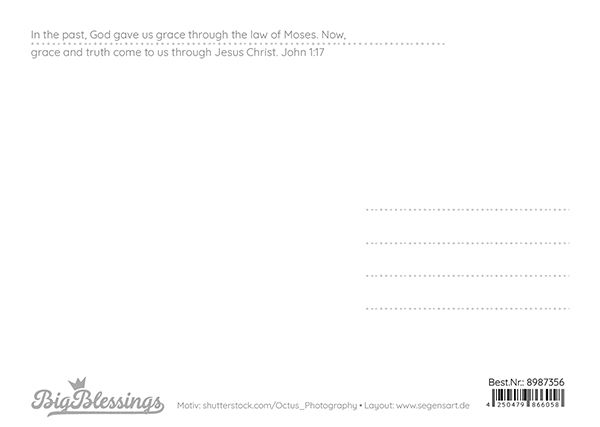 XL-Postkarte Big Blessing – Rain of Grace